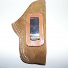 Brauer Bros Mfg IWB RH Leather Suede Holster w Metal Clip 40R-33 Sub Compact