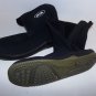 IHK Black Poly Neoprene Side Zip Dive Boots Snorkeling Water Shoes Size X-SMALL