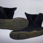 IHK Black Poly Neoprene Side Zip Dive Boots Snorkeling Water Shoes Size X-SMALL