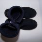 IHK Black Poly Neoprene Side Zip Dive Boots Snorkeling Water Shoes Size X-SMALL