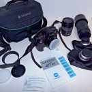 Vintage Minolta Maxxum HTsi 35mm Film Camera w SIGMA ZOOM Lens Bag & Extras Vintage Minolta Maxxum HTsi 35mm Film Camera w SIGMA ZOOM Lens Bag & Extras