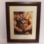 Julie Bell Signed Autographed Nude Fantasy Art Print Matted and Framed 13.5x16.5