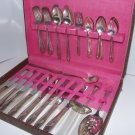 Vintage Silverware Tudor Plate Oneida Community 44 Pieces in Original Box Flatwa Vintage Silverware Tudor Plate Oneida Community 44 Pieces in Original Box Flatwa