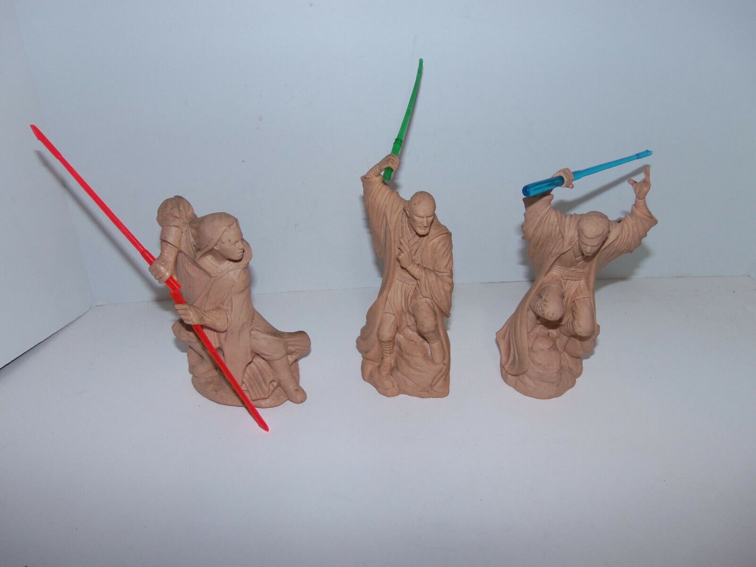 Star Wars Episode 1 3D Figure Painter Lot Darth Maul Obi-Wan Kenobi Qui-Gon Jinn