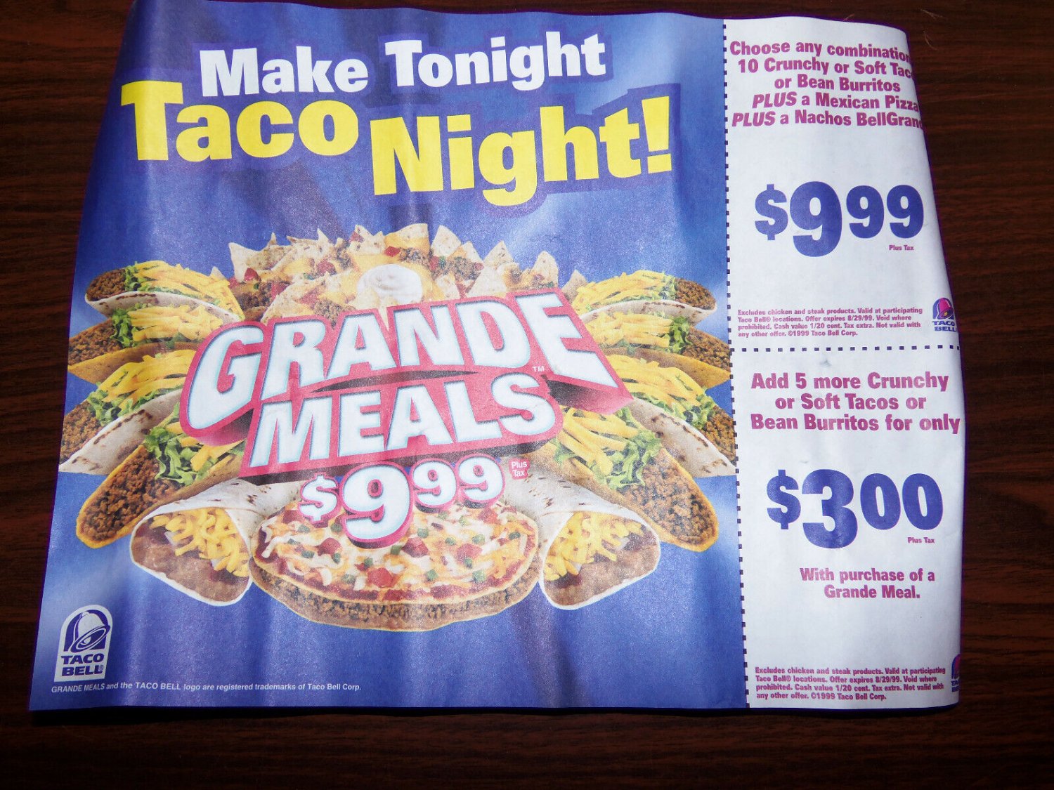 Star Wars Episode Phantom Menace Watto Taco Bell Promo Poster 17"x22