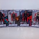 GI Joe Classified Series LOT of 4 Baroness Akiko Snake Eyes Scarlett SEALED NEW