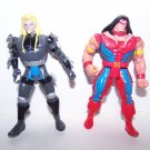 Lot of 2 Loose X-Men Figures with Warpath and One Other