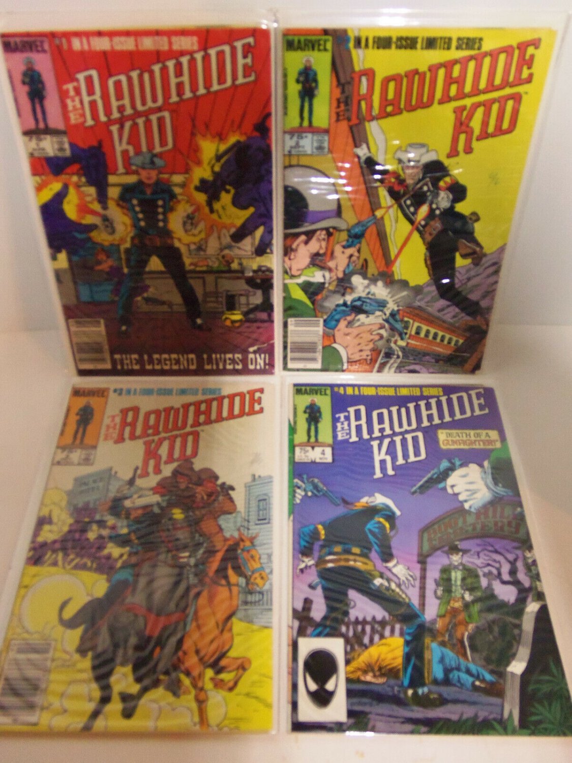 Marvel Comics 1985 The Rawhide Kid #1-4 Limited Series Complete Set FN Condition