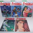 1989 Crying Freeman Parts 4-8 Lot Kazuo Koike Ryoichi Ikegami Viz Comics FN/VF