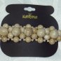 Karina Brand hand beaded full size barrette marbelized look beads