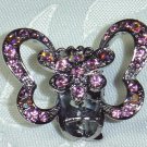 Lavender Color Butterfly Hair Jewelry Claw- medium small hair claw for accent