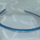 Turquoise color wood hand beaded hair band head band