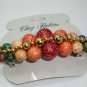 Chez Robere French Clip Barrette Earth Tone beads Full size barrette