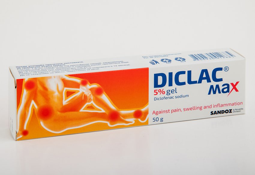 Diclac Max gel 5% 50 g Against pain, inflammation, swelling in case of: rheumatological disorders