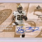 REGGIE BUSH AUTOGRAPH SERIAL #7/15
