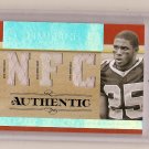 REGGIE BUSH 2007 PLAYOFF NATIONAL TREASURES TIMELINE TRIPLE JERSEY CARD SERIAL #'D 15/25