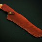 AA-1312 Custom Damascus steel 14" Handmade Tracker Knife Wood Handle With Sheath