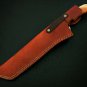 AA-1312 Custom Damascus steel 14" Handmade Tracker Knife Wood Handle With Sheath