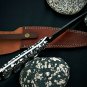 AA-1330 Custom D2 steel With Acid Etching 15"Handmade Dagger Knife Resin Handle