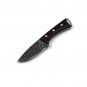 BEAUTIFUL HANDMADE DAMASCUS SKINNER KNIFE WOODEN HANDLE WITH LEATHER SHEATH....