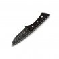 BEAUTIFUL HANDMADE DAMASCUS SKINNER KNIFE WOODEN HANDLE WITH LEATHER SHEATH....
