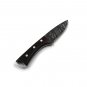 BEAUTIFUL HANDMADE DAMASCUS SKINNER KNIFE WOODEN HANDLE WITH LEATHER SHEATH....