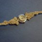 Natural woman macrame hemp bracelet round Geneva watches