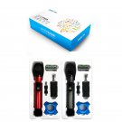 Wireless Microphone Dual Handheld Dynamic Mic System with Rechargeable Receiver Home Singing