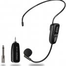 Wireless Microphone Headset,2.4G Wireless Headset Mic System,164ft,Headset and Handheld 2 in 1