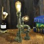 Robot Table  Guardian  Lamp Industrial Retro Steampunk Edison Iron Water Pipe Desk Lights