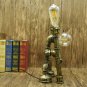 Robot Table  Guardian  Lamp Industrial Retro Steampunk Edison Iron Water Pipe Desk Lights