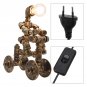 Robot Table Riders Lamp Industrial Retro Steampunk Edison Iron Water Pipe Desk Lights
