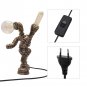 Robot Table Swordsman Lamp Industrial Retro Steampunk Edison Iron Water Pipe Desk Lights