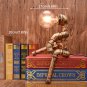Creative Robot Desk Lamp Edison Retro Iron Water Pipe Industrial Dedside Night Lights