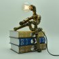 Creative Robot Desk Lamp Edison Retro Iron Water Pipe Industrial Dedside Night Lights