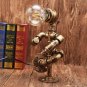 Creative Robot Yoga Desk Lamp Edison Retro Iron Water Pipe Industrial Dedside Night Lights