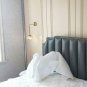 Nordic Creative Modern Bedroom Bedside Lamp Metal Flower String Art Art Aisle