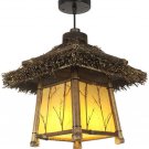 Vintage Chinese Antique Chandelier Restaurant Tea Room Hanging Light Zen-Like