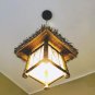 Vintage Chinese Antique Chandelier Restaurant Tea Room Hanging Light Zen-Like