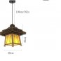 Vintage Chinese Antique Chandelier Restaurant Tea Room Hanging Light Zen-Like