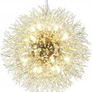 Chandeliers Firework LED Light Stainless Steel Crystal Pendant Lighting Ceiling Light Fixtures