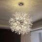 Modern Crystal Chandeliers Firework Dandelion Sputnik Chandelier Light Fixture Pendant Lighting