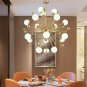 Modern Chandelier Mid-Century Gold Sputnik Pendant Lighting Industrial Ceiling Light Fixture