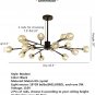 Modern Nordic Crystal Sputnik Chandelier Flush Mount Led Ceiling Light Pendant  Lighting Fixture