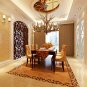 Antler Chandelier 6 Light Large Faux Resin Vintage Antler Hanging Lighting In Brown