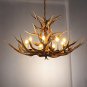 Deer Antler Chandelier Lighting Faux Decoration Antlers Pendant Lighting 8+4