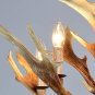 Vintage Style Resin Deer Horn Antler Chandeliers Personality Lamp Living Room
