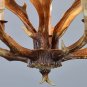 Vintage Style Resin Deer Horn Antler Chandeliers Personality Lamp Living Room