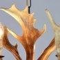 Vintage Style Resin Deer Horn Antler Chandeliers Personality Lamp Living Room