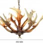 Vintage Style Resin Deer Horn Antler Chandeliers Personality Lamp Living Room